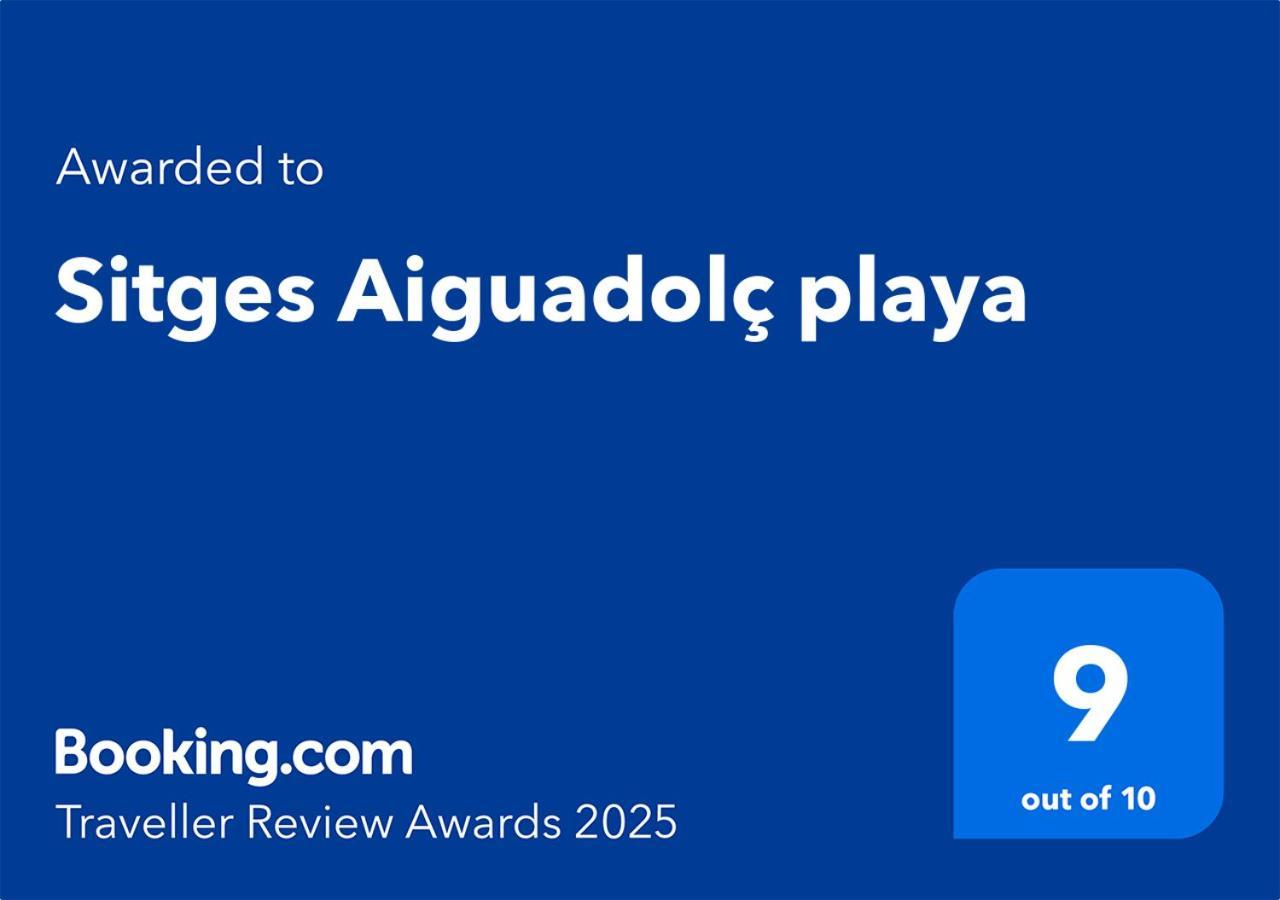 Sitges Aiguadolc Playa Apartman Kültér fotó